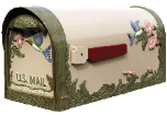 Hummingbird Mailbox In Natural Color w/ Paper Tube Hummingbird Mailbox In Natural Color w/ Paper Tube