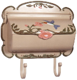 Hummingbird Horizontal Wall Mount Mailbox In Natural Hummingbird Horizontal Wall Mount Mailbox In Natural