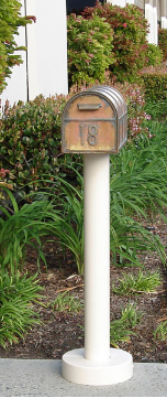 Standard Mailbox Pole Single Standard Mailbox Pole Single